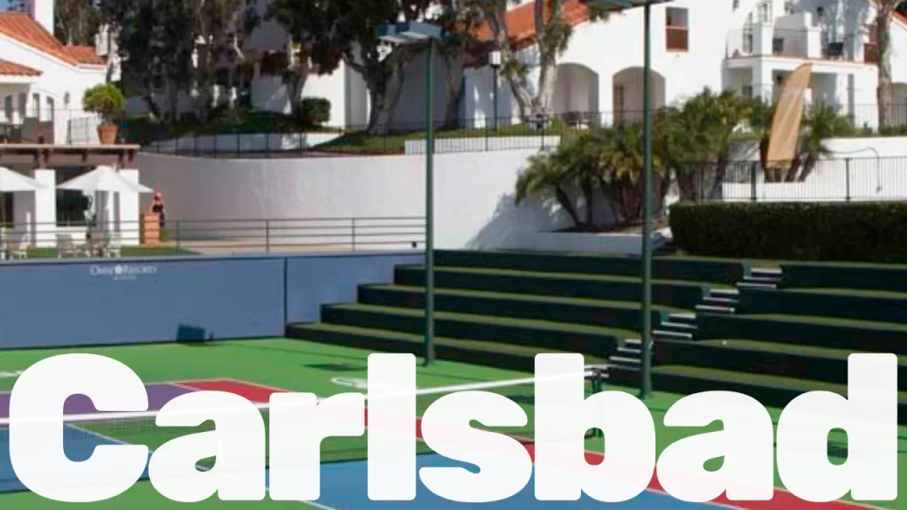 Omni La Costa Resort and Spa tennis courts in Carlsbad, California