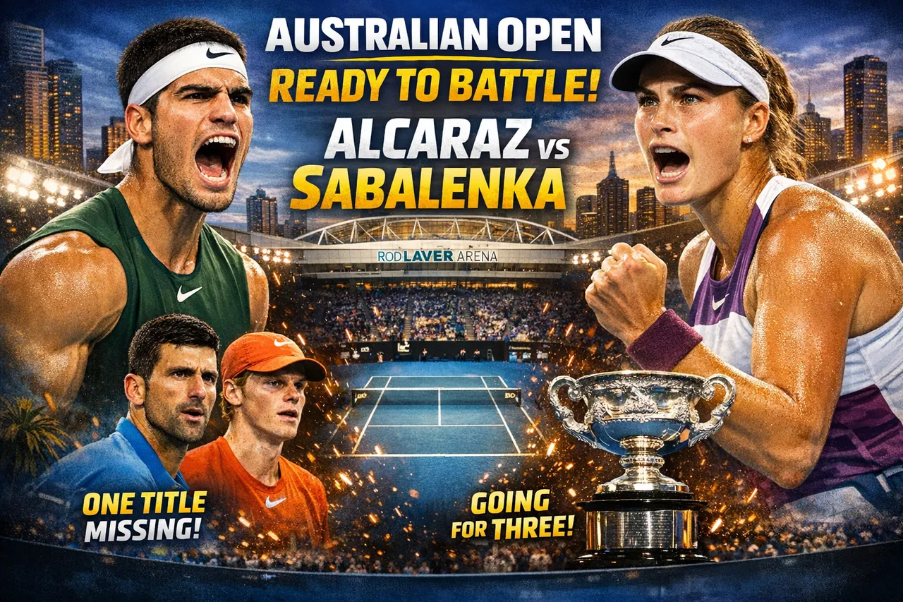 Alcaraz Hungry, Sabalenka Focused As Australian Open Fortnight Kicks Off