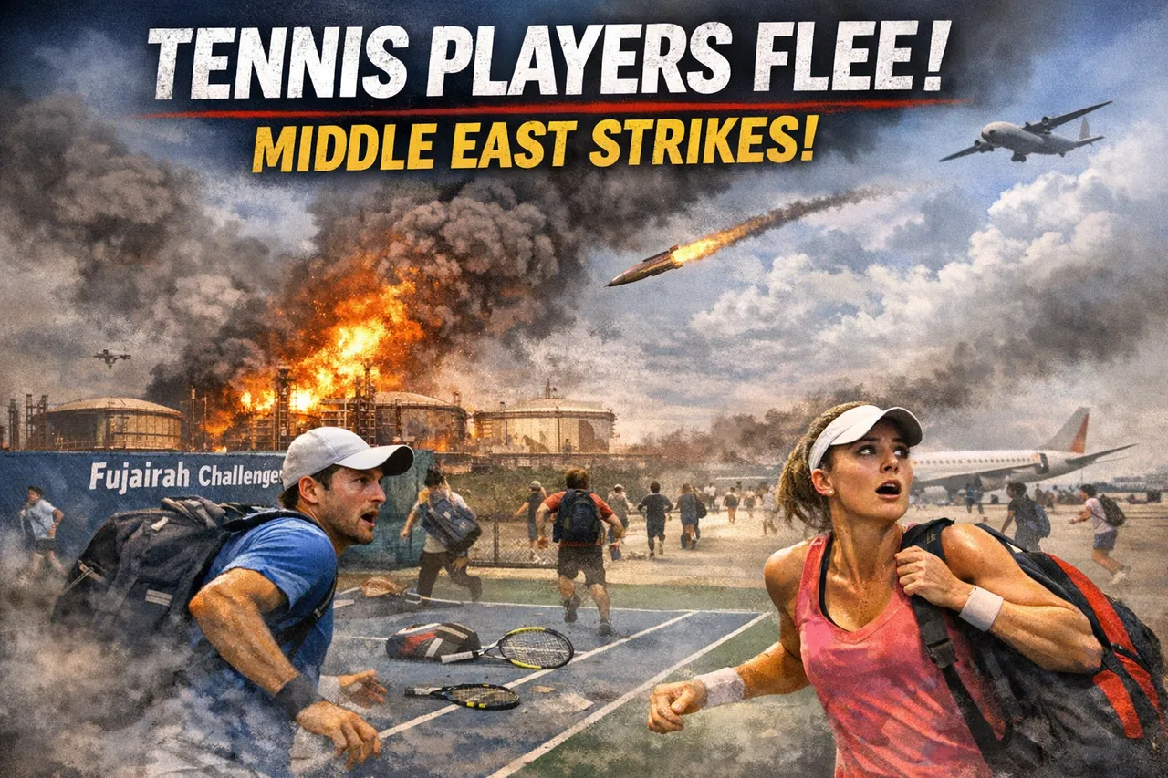 Tennis Players Flee As Fujairah Event Is Caught In Middle East Strikes