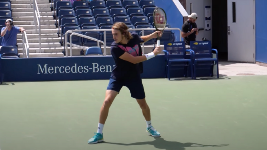 Tennis One-Handed Backhand Take Back