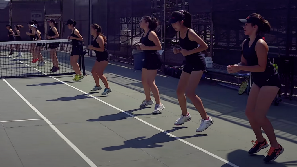 Tennis fitness in high school