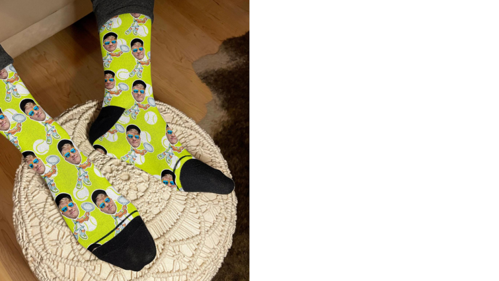 custom tennis socks