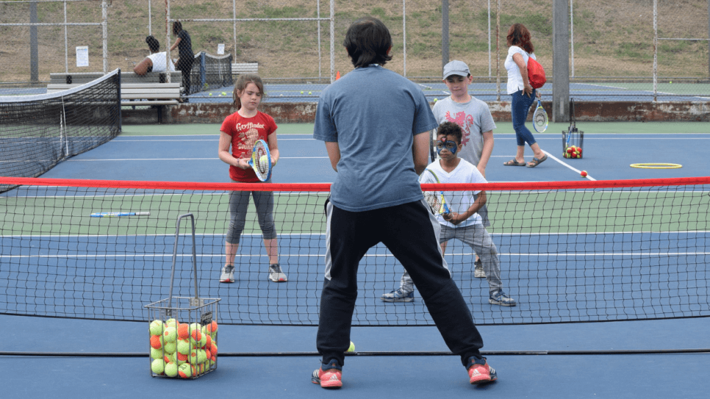 quickstart tennis practice session