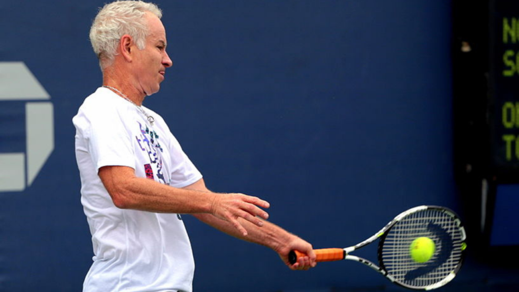 continental grip with John McEnroe