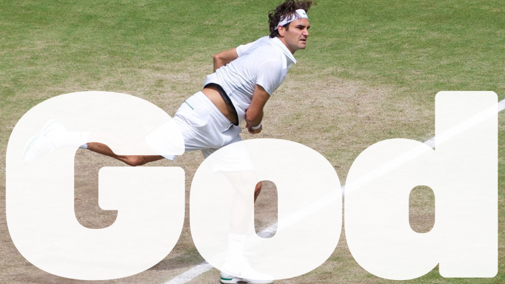 Roger Federer God of grass courts