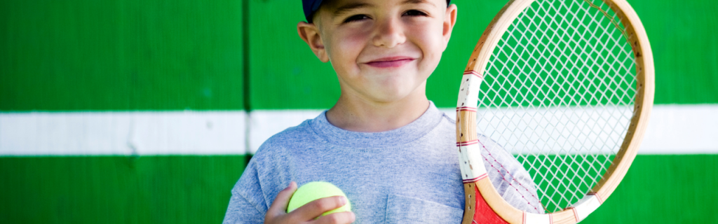 kids with tennis ball