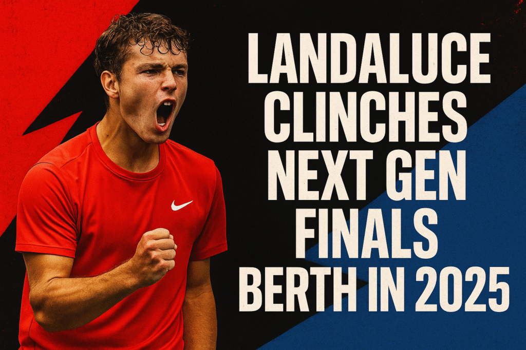Landaluce Clinches Next Gen Finals Berth In 2025