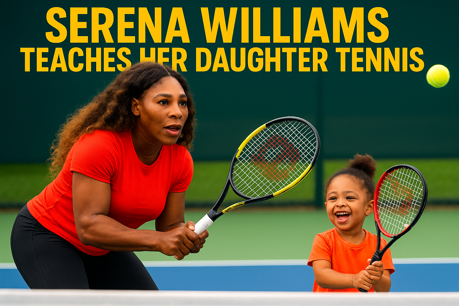 Serena Williams Melts the Internet After Sharing Adorable Tennis Lesson With Her 2-Year-Old