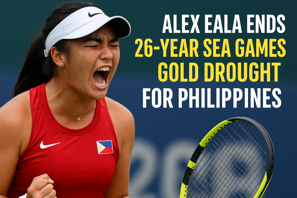 Alex Eala Ends 26-Year SEA Games Gold Drought For Philippines 13 alex eala ends 26 year sea games gold drought