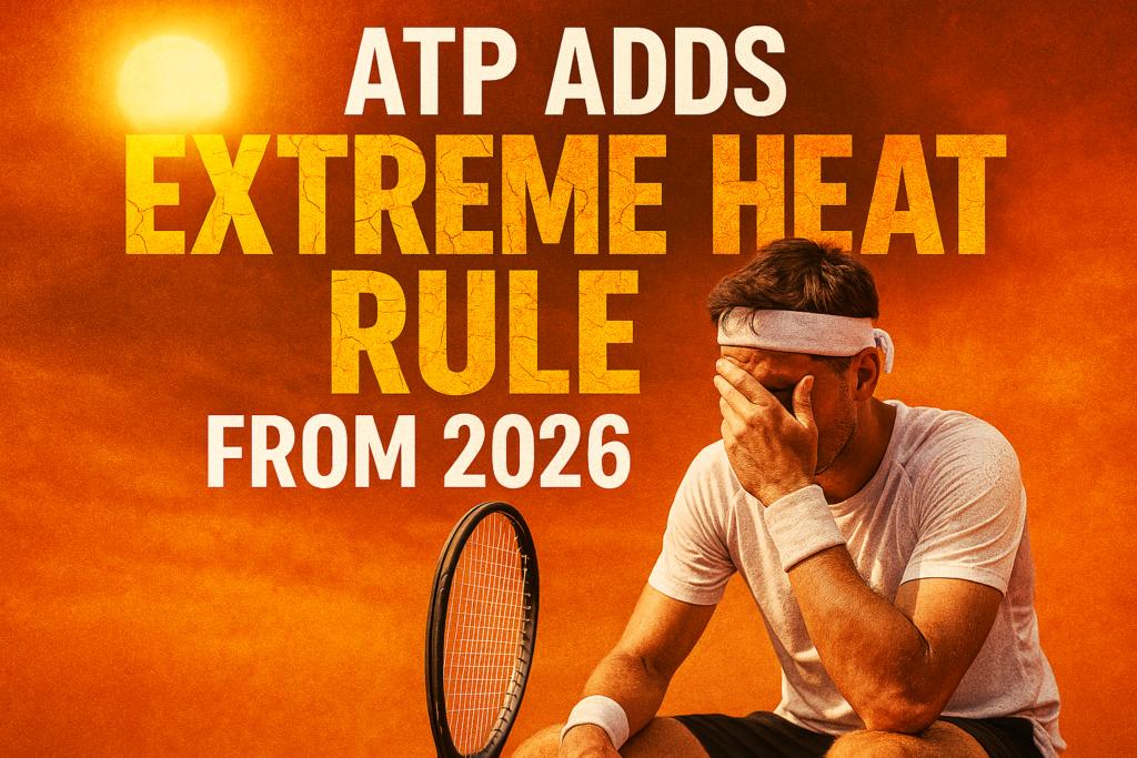 ATP Adds Extreme Heat Rule From 2026 — Players Finally Get a Break 25 atp extreme heat rule 2026