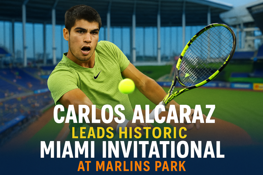 Carlos Alcaraz Leads Historic Miami Invitational At Marlins Park 33 carlos alcaraz leads historic miami invitational at marlins park