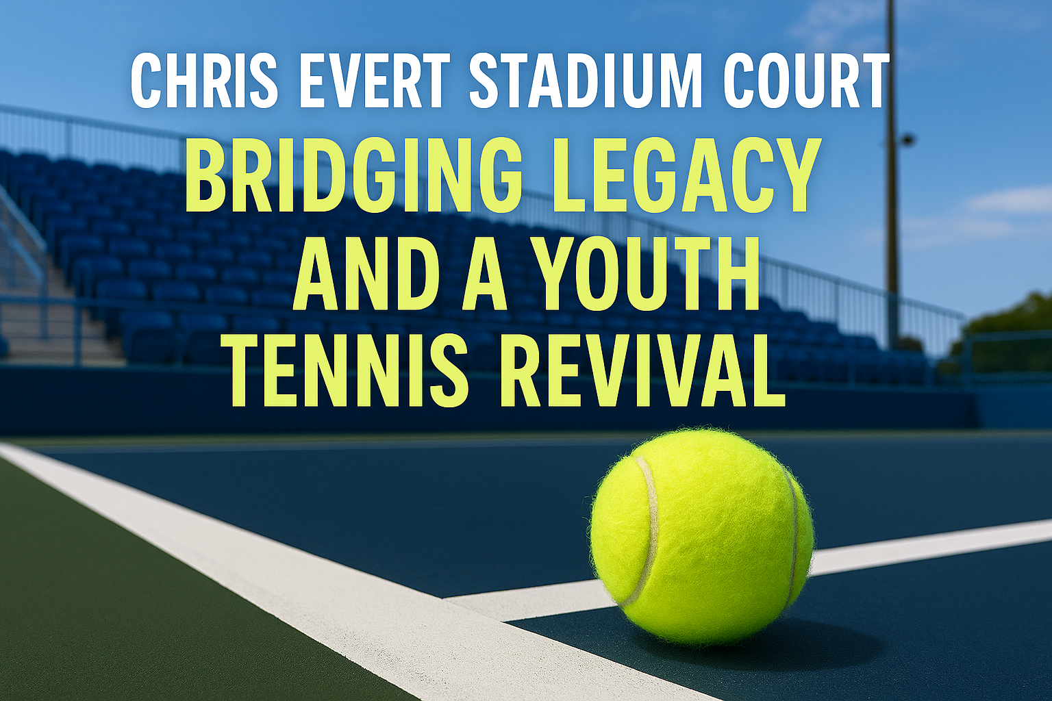 Chris Evert Stadium Court Bridges Legacy And A Youth Tennis Revival 3 Chris Evert Stadium Court Bridges Legacy And A Youth Tennis Revival