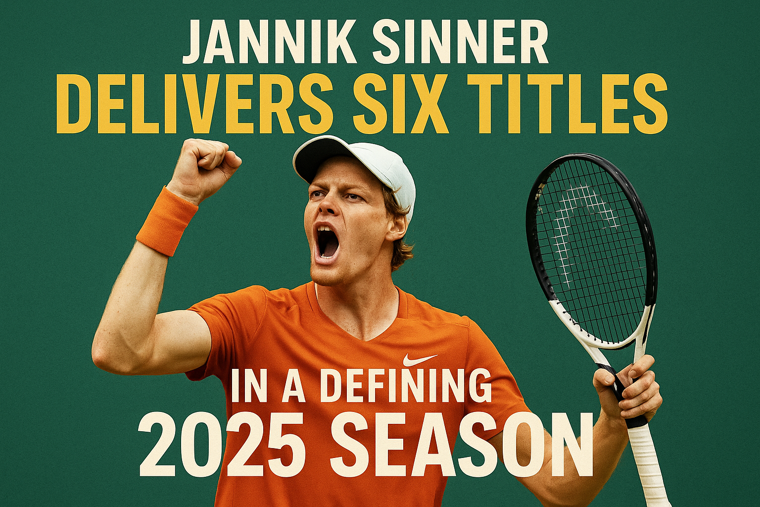 Jannik Sinner Delivers Six Titles In A Defining 2025 Season 4 Jannik Sinner Delivers Six Titles In A Defining 2025 Season