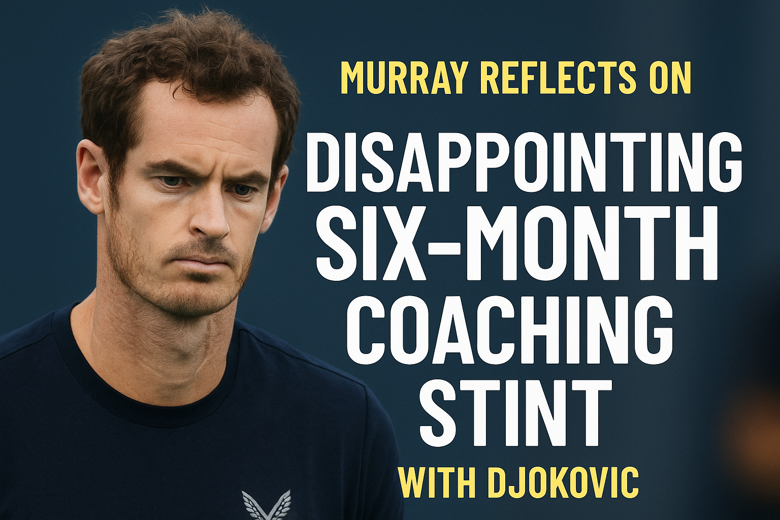 Murray Reflects On Disappointing Six Month Coaching Stint With Djokovic 2 Murray Reflects On Disappointing Six Month Coaching Stint With Djokovic