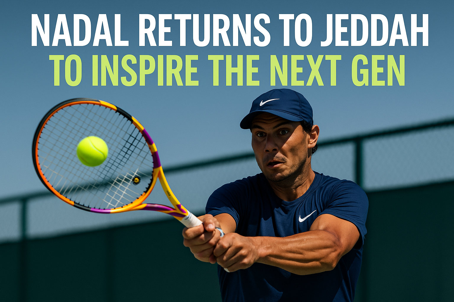 Nadal Returns To Jeddah To Inspire The Next Gen 4 Nadal Returns To Jeddah To Inspire The Next Gen