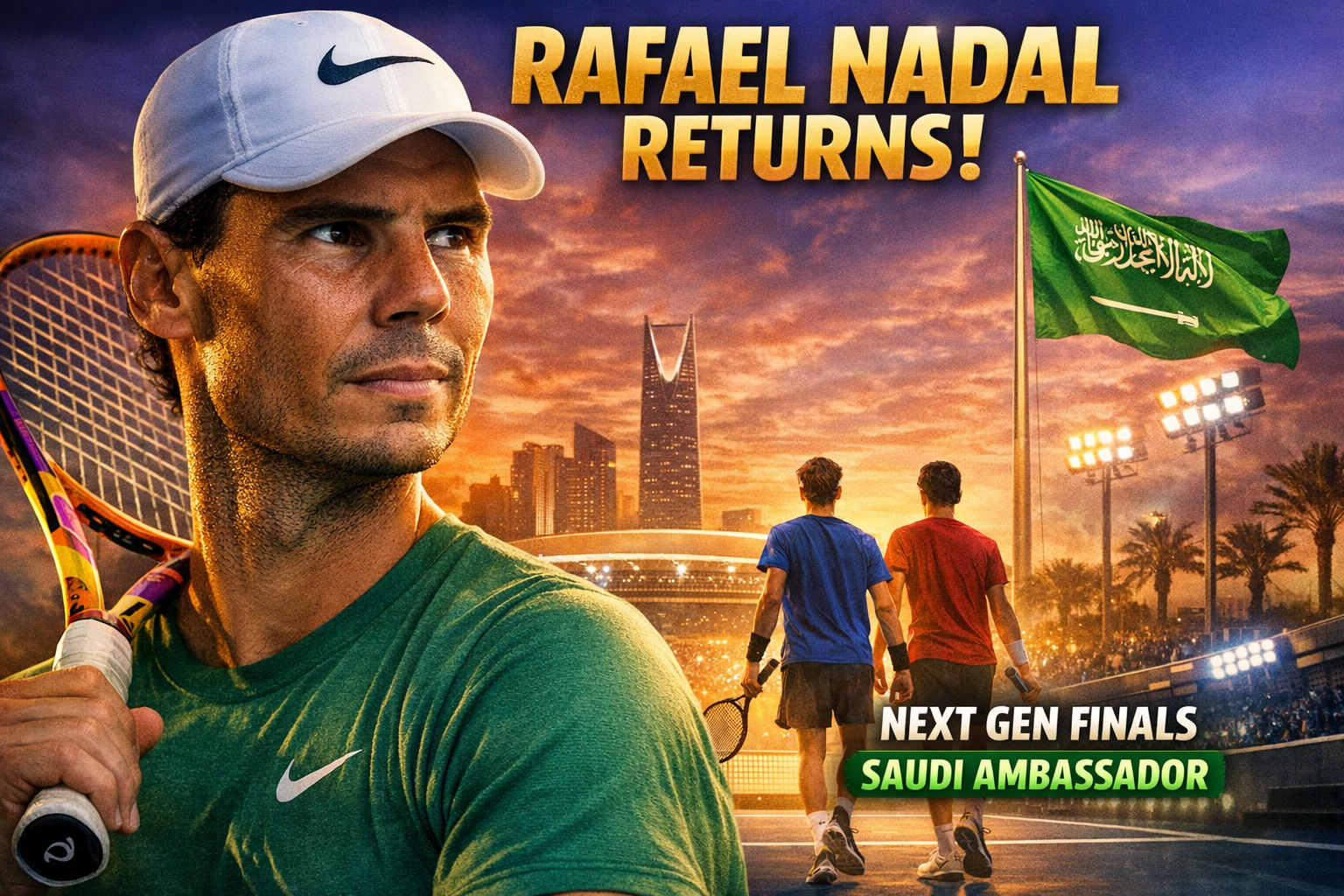Rafael Nadal Returns To Next Gen Finals As Saudi Ambassador 1 Rafael Nadal Returns To Next Gen Finals As Saudi Ambassador