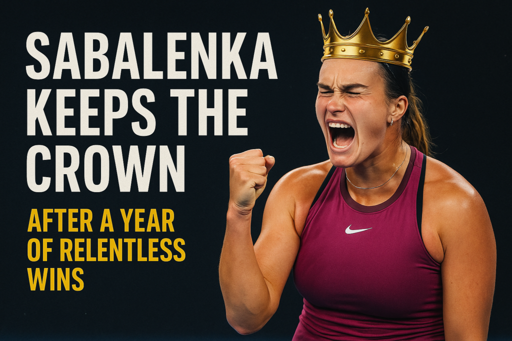 Sabalenka Keeps The Crown After A Year Of Relentless Wins 29 sabalenka keeps crown relentless wins