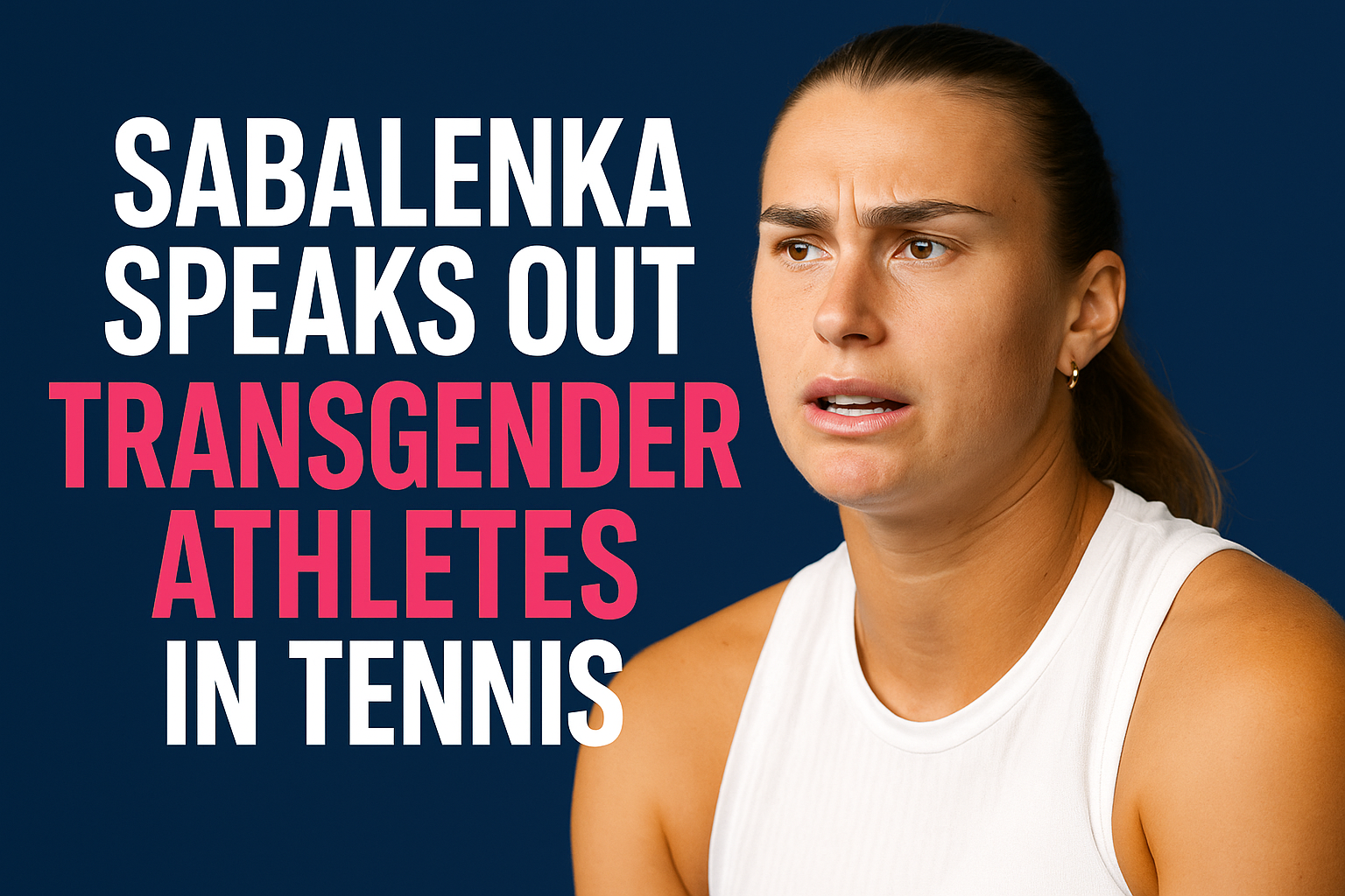 Sabalenka Speaks Out On Transgender Athletes In Tennis 1 Sabalenka Speaks Out On Transgender Athletes In Tennis