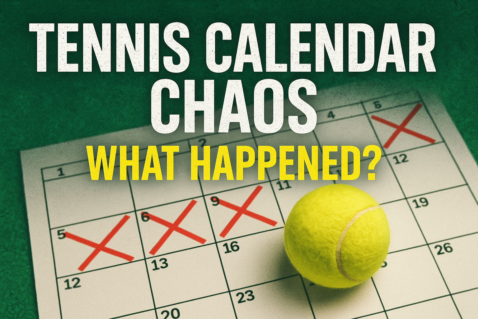 Tennis Calendar Chaos: What Happened And How The Game Can Fix It 1 Tennis Calendar Chaos: What Happened And How The Game Can Fix It