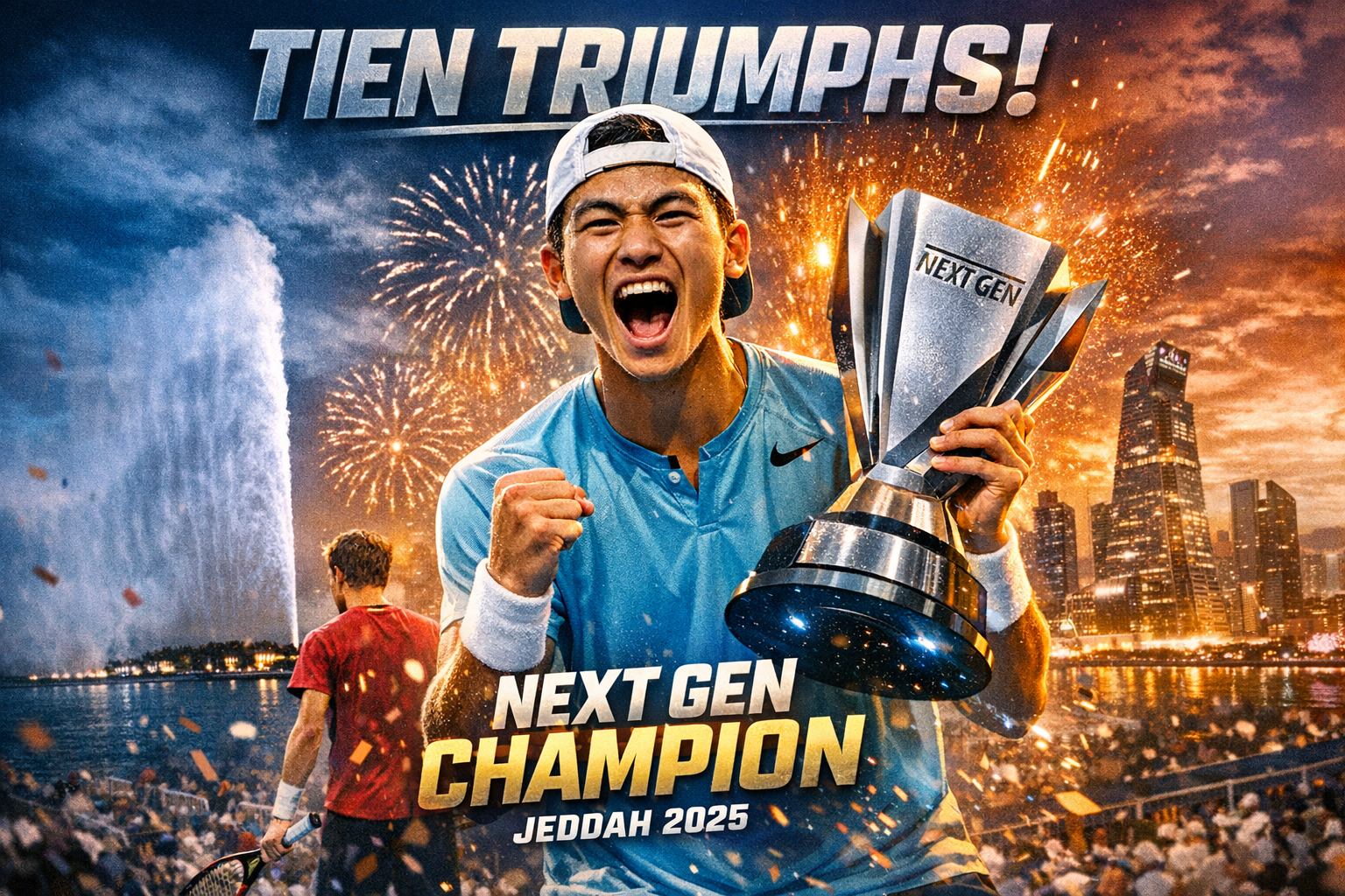 Tien Turns Next Gen Promise Into Jeddah Trophy 1 tien next gen jeddah 2025