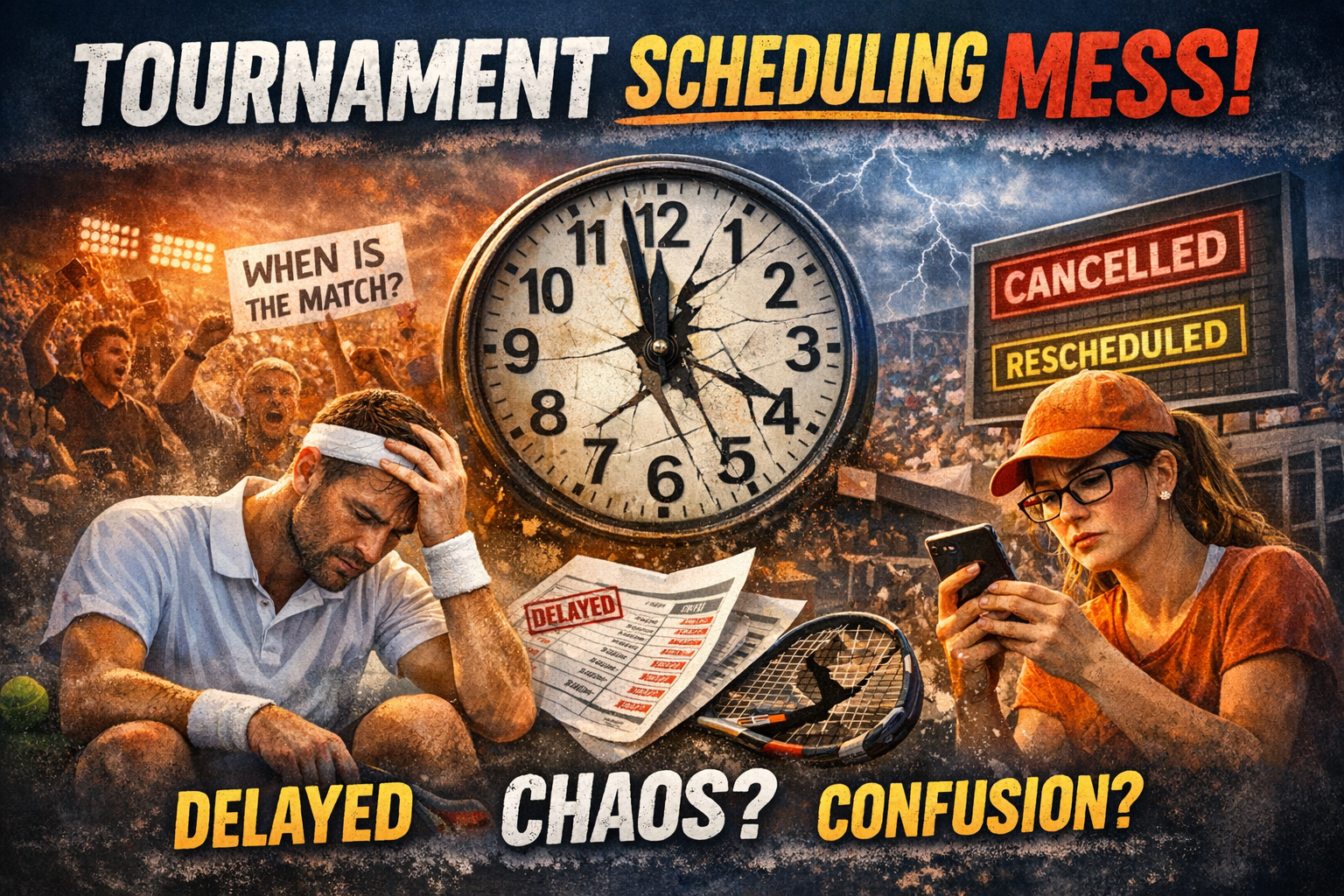 Tournament Scheduling Mess Leaves Players And Fans In The Lurch 2 Tournament Scheduling Mess Leaves Players And Fans In The Lurch