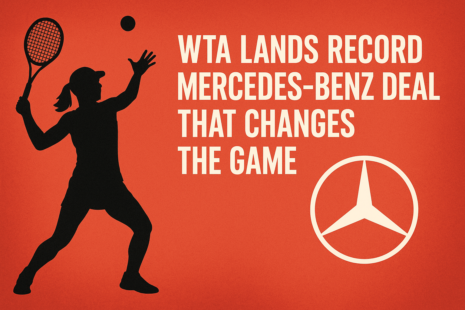 WTA Lands Record Mercedes-Benz Deal That Changes The Game 1 wta mercedes benz record deal changes game