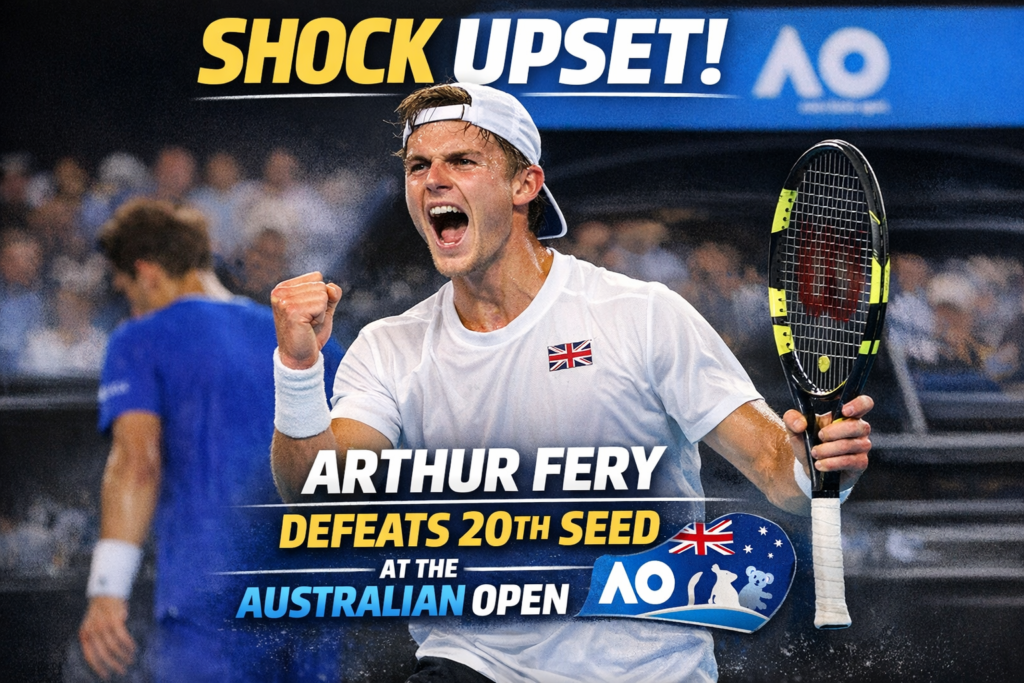 Arthur Fery Stuns 20th Seed To Spark First Upset At Australian Open 7 arthur fery stuns 20th seed first upset australian open