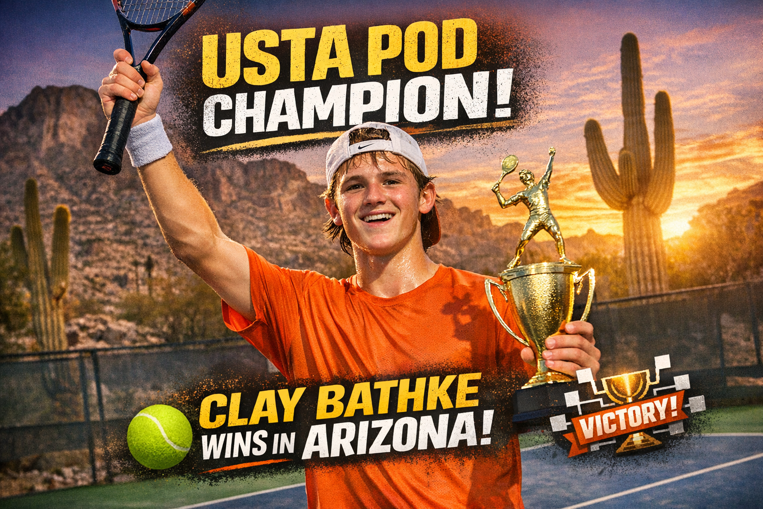 Mitchell Freshman Clay Bathke Claims USTA Pod Title In Arizona 1 clay bathke usta pod title arizona