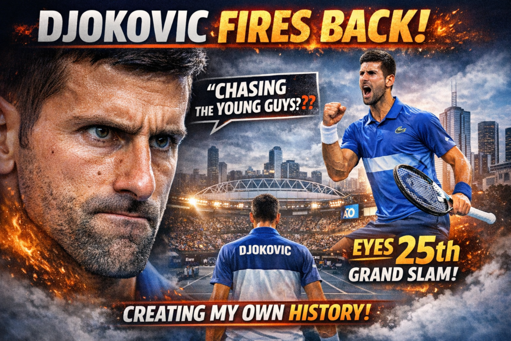 Djokovic Pushes Back After 'Disrespectful' Question, Eyes 25th Slam In Melbourne 11 djokovic pushes back disrespectful question eyes 25th slam melbourne