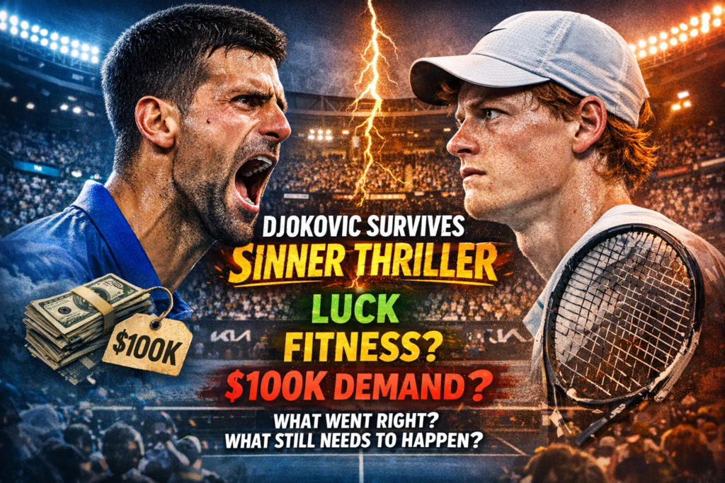 Djokovic Survives Sinner Thriller — What Went Right, What Still Needs To Happen 3 djokovic survives sinner thriller what went right