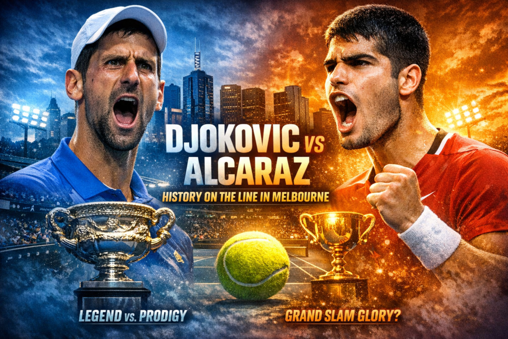 Djokovic Vs Alcaraz: History On The Line In Melbourne 17 djokovic vs alcaraz australian open final 2026