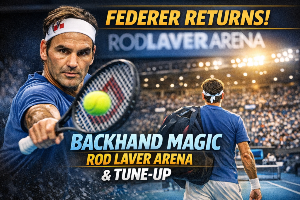 Federer’s Rod Laver Return: Backhand Magic And A Winning Tune-Up 17 federer rod laver return backhand magic