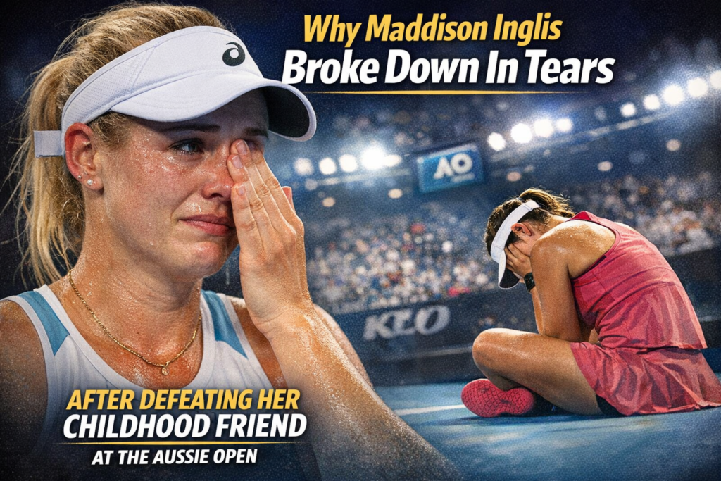 Why Maddison Inglis Broke Down In Tears After An Aussie Open Win 27 maddison inglis tears australian open win