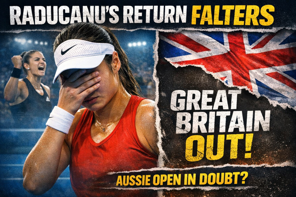 Raducanu's Return Falters As Great Britain Exit United Cup 21 raducanu return falters united cup exit