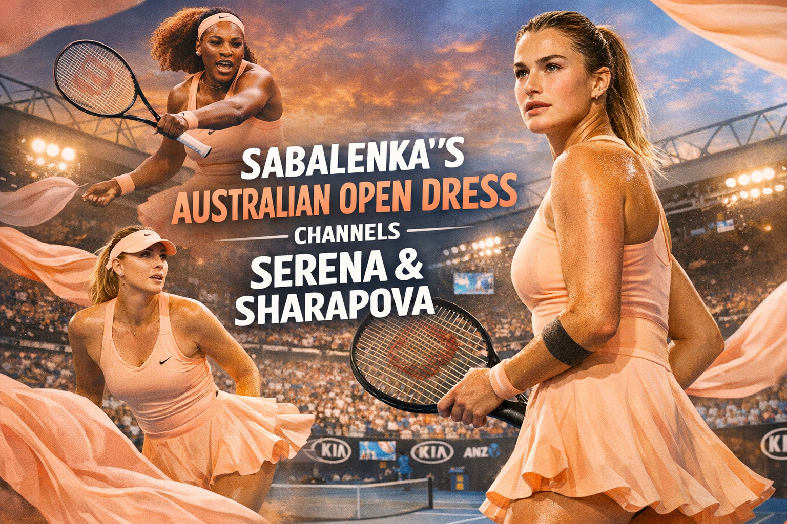 Sabalenka’s Australian Open Dress Channels Serena And Sharapova 3 Sabalenka’s Australian Open Dress Channels Serena And Sharapova