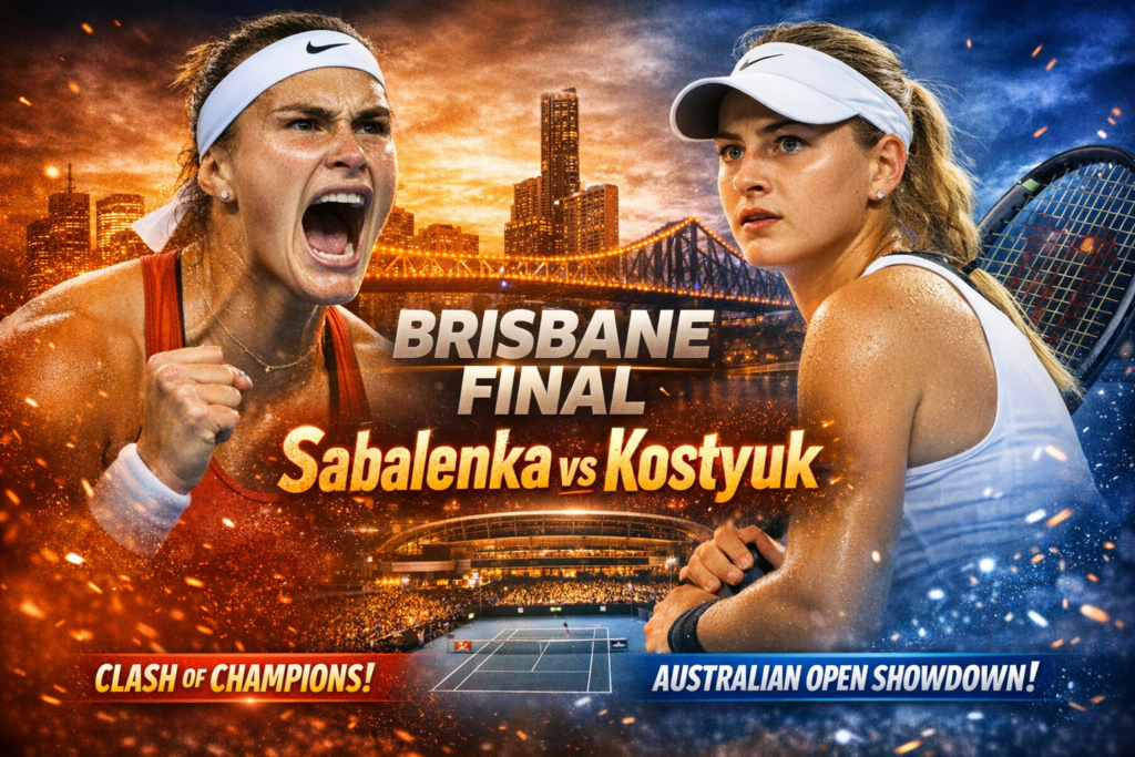 Sabalenka Sharp As She Sets Up Brisbane Final With Kostyuk 3 sabalenka brisbane final kostyuk