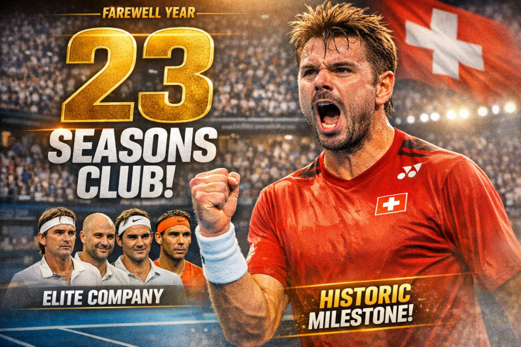 Wawrinka Joins Exclusive 23-Season Club In Farewell Year 35 wawrinka 23 season club