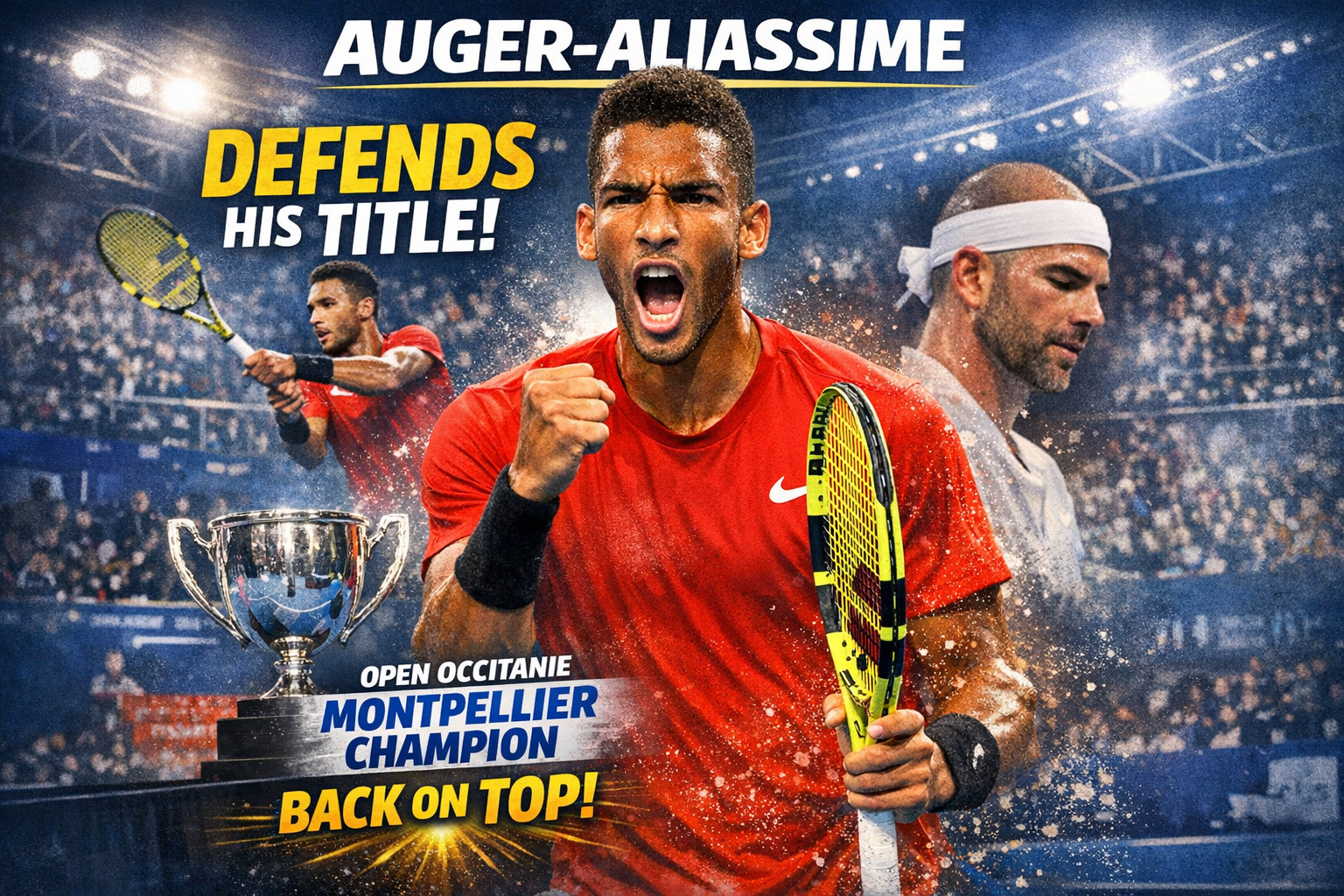 Auger-Aliassime Defends Montpellier Crown With Calm And Power 2 Auger-Aliassime Defends Montpellier Crown With Calm And Power