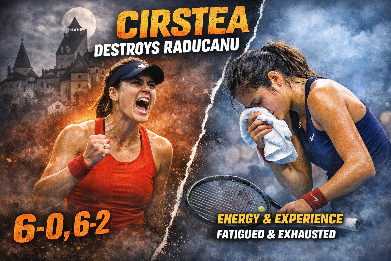 Cirstea Beats Raducanu In Cluj As Fatigue Shows 1 Cirstea Beats Raducanu In Cluj As Fatigue Shows