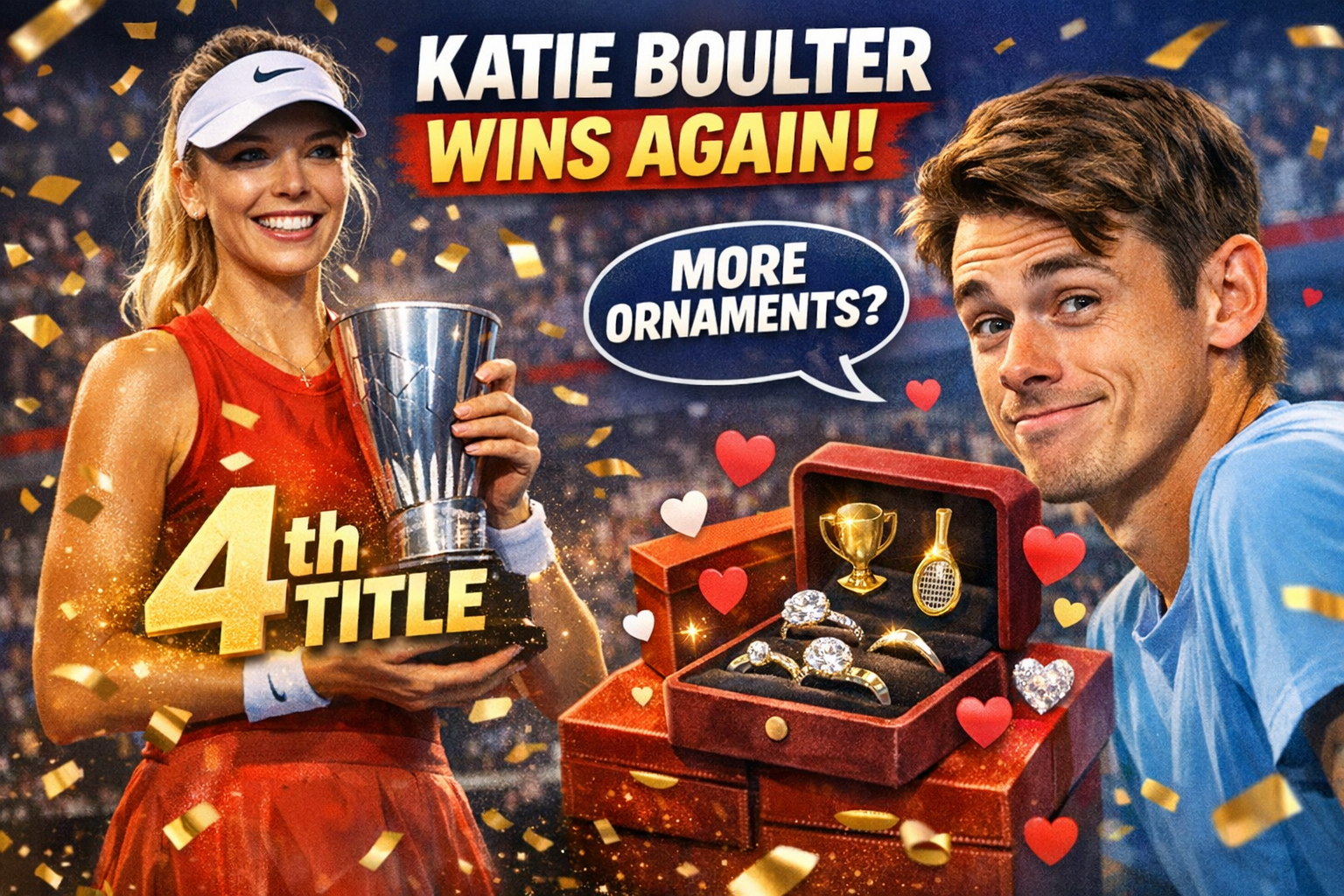 Katie Boulter Adds Fourth Title And Alex de Minaur Jokes About More 'Ornaments' 1 Katie Boulter Adds Fourth Title And Alex de Minaur Jokes About More ‘Ornaments’