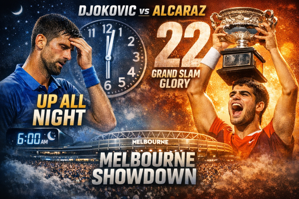 Late Night, Big History: Djokovic, Alcaraz And The Melbourne Finale 5 late night big history djokovic alcaraz melbourne finale