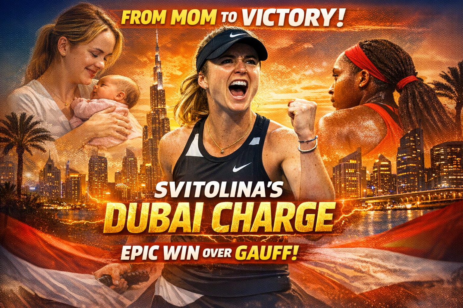 Svitolina’s Dubai Charge: From Mothers’ Milestone To Epic Win Over Gauff 1 Svitolina’s Dubai Charge: From Mothers’ Milestone To Epic Win Over Gauff