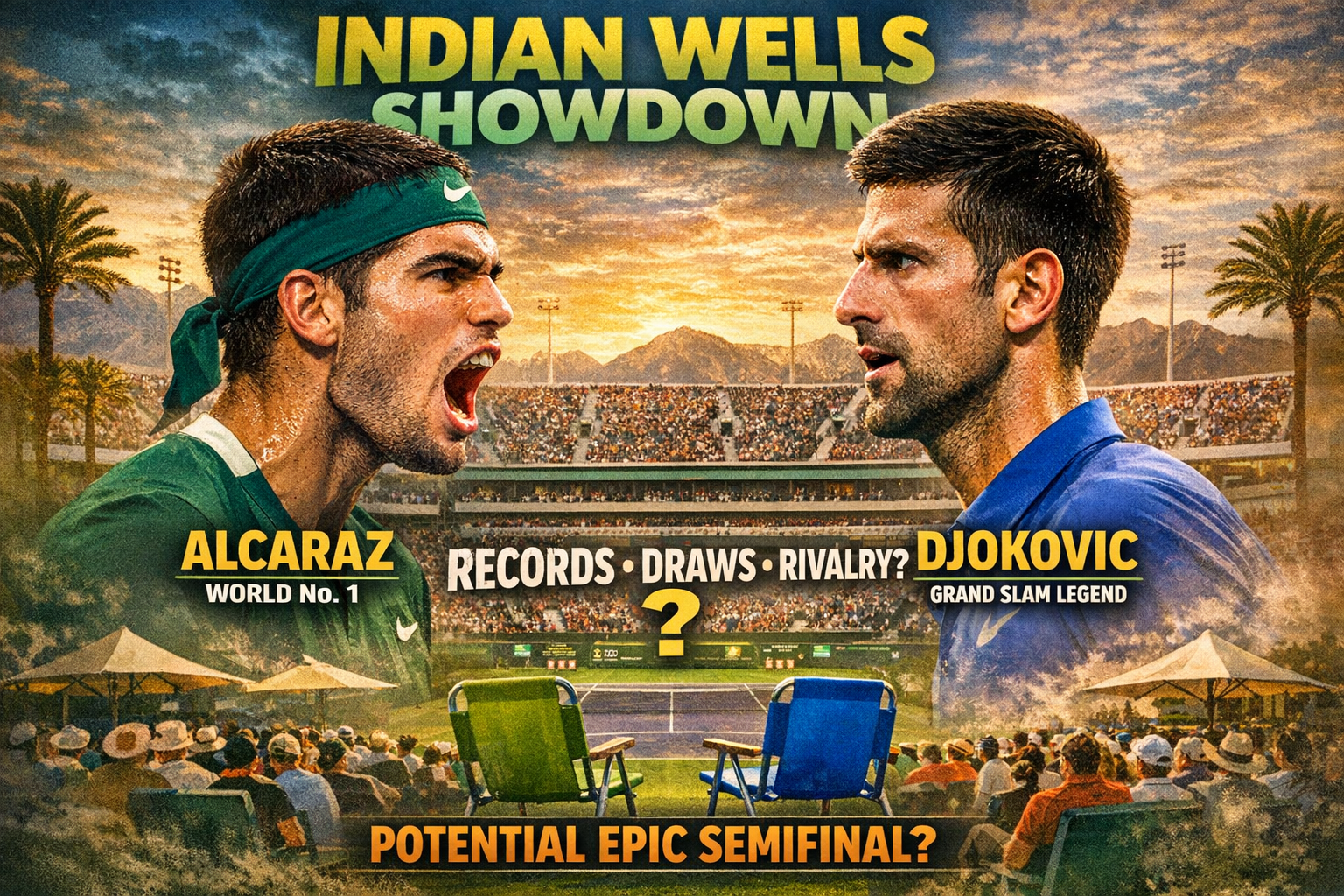 Alcaraz And Djokovic Eye Indian Wells: Records, Draws And What To Watch 1 Alcaraz And Djokovic Eye Indian Wells: Records, Draws And What To Watch