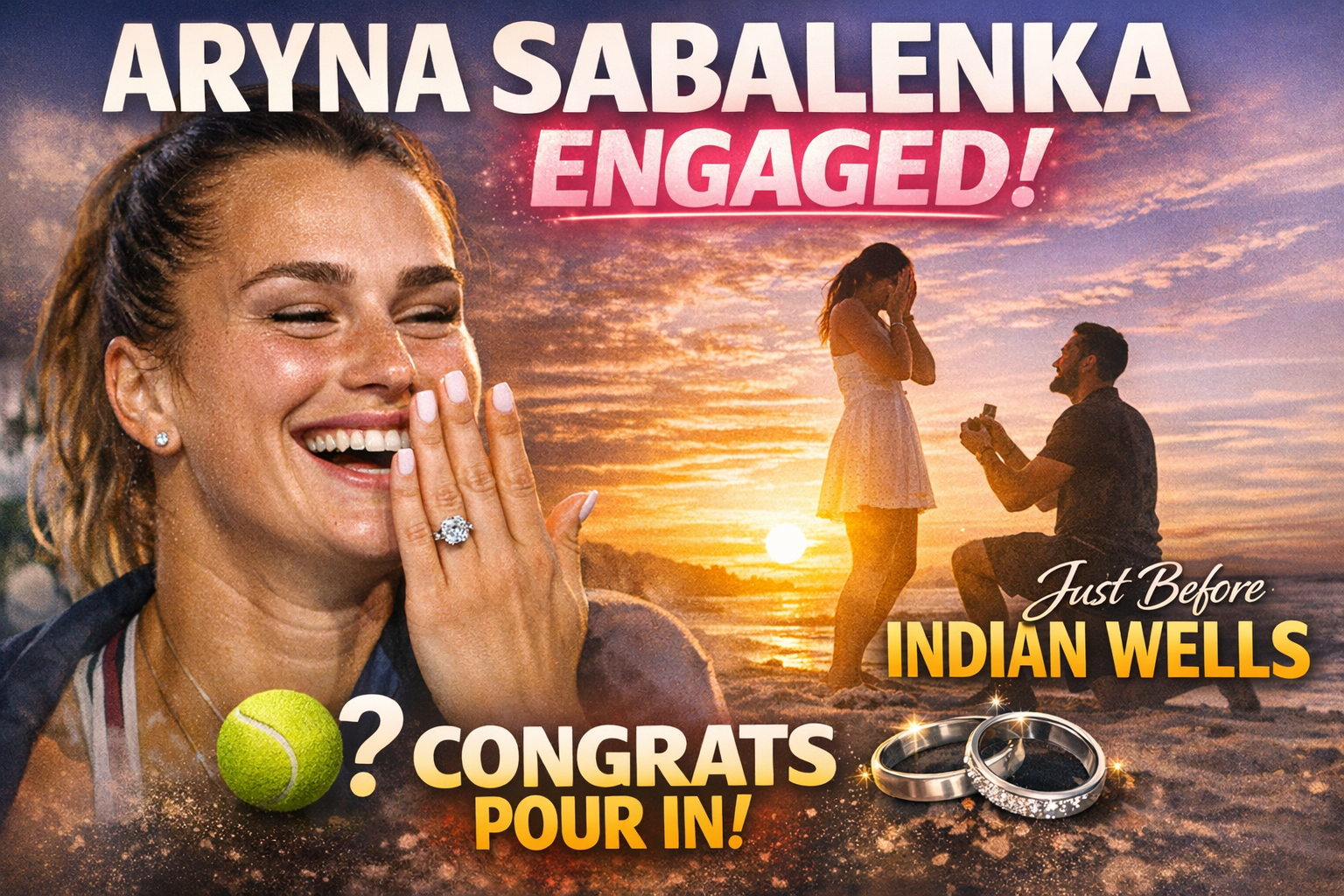 Aryna Sabalenka Is Engaged: Tennis World Sends Congrats Ahead Of Indian Wells 1 Aryna Sabalenka Is Engaged: Tennis World Sends Congrats Ahead Of Indian Wells