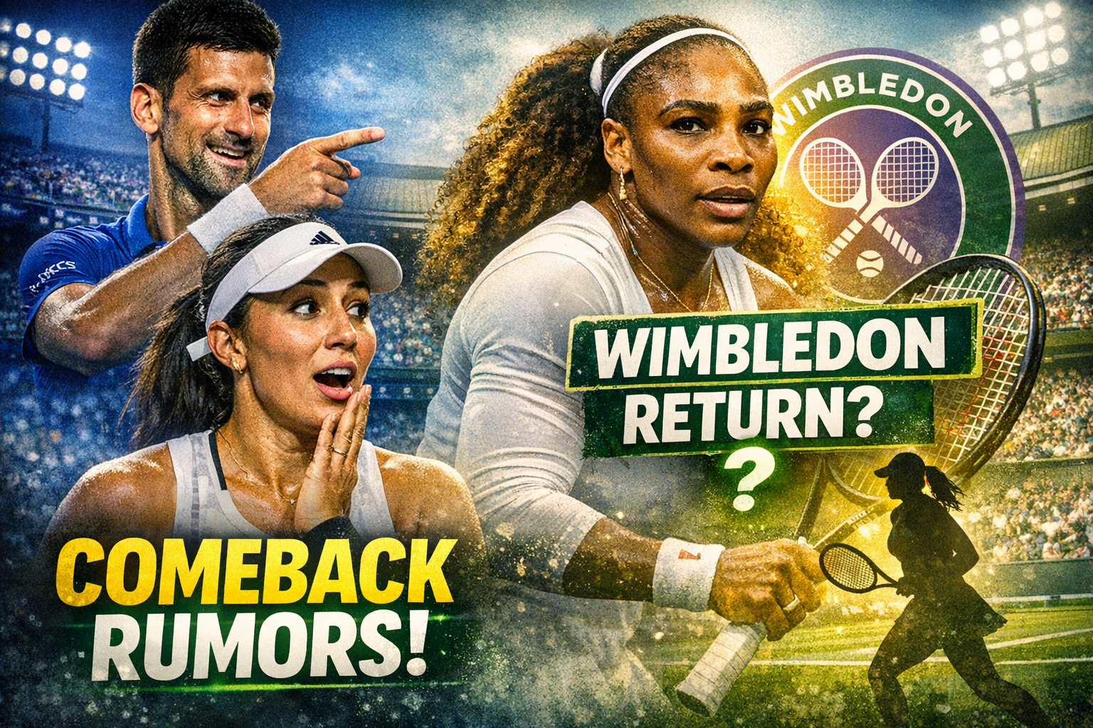 Djokovic And Pegula Stoke Serena Comeback Talk, Wimbledon Tops The Rumor Sheet 3 Djokovic And Pegula Stoke Serena Comeback Talk, Wimbledon Tops The Rumor Sheet